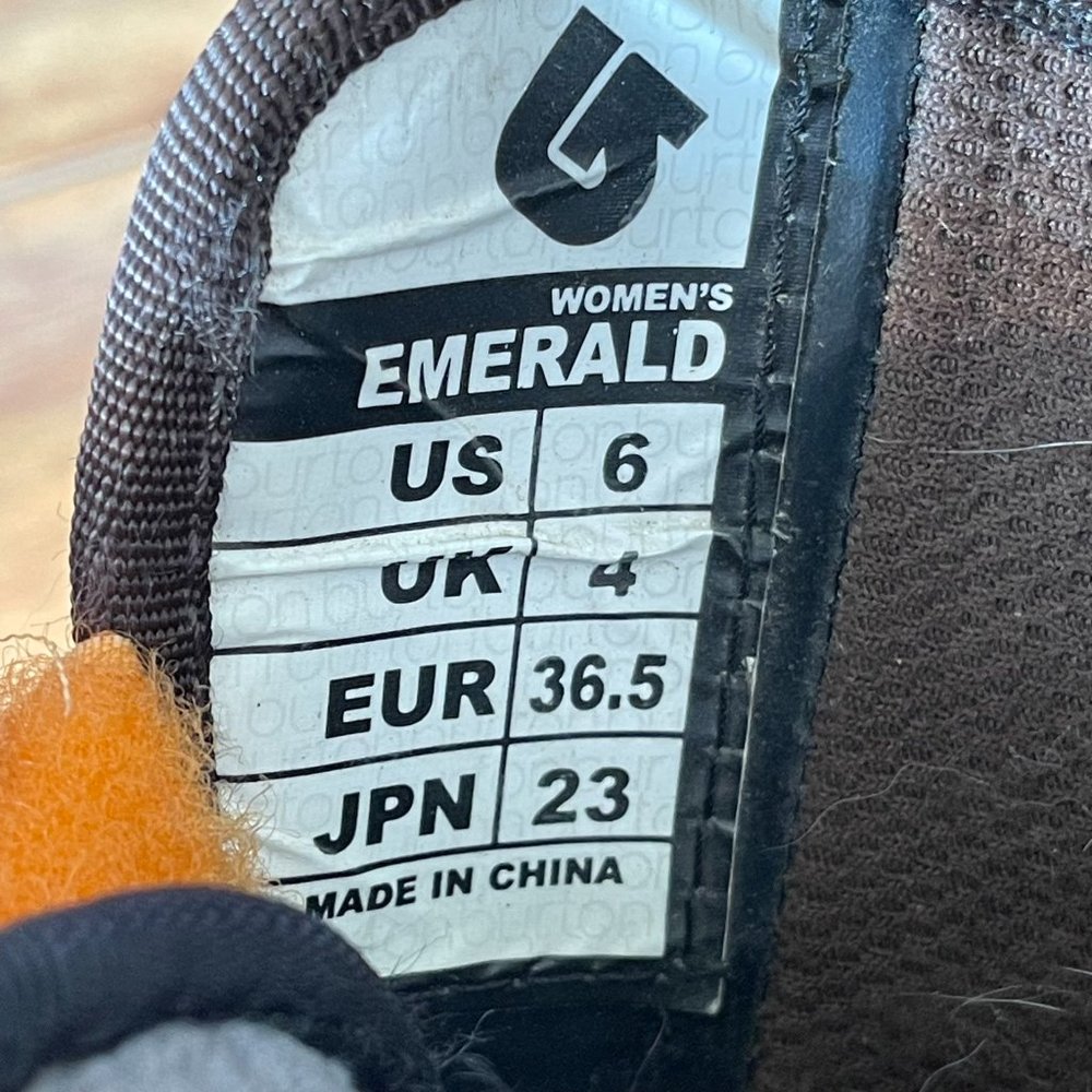 Burton Emerald Snowboard boots size 6 - Picture 11 of 11